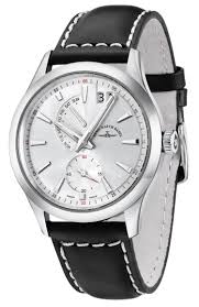 Zeno 6662-7004Q-G3 watch for man with a white dial and leather strap.