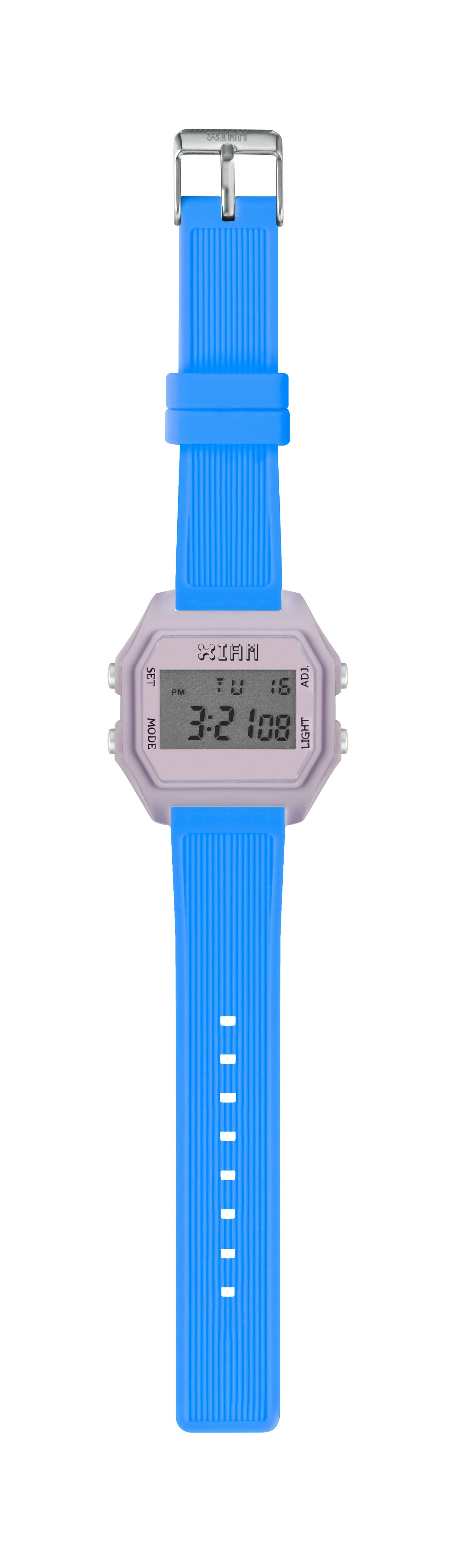Iam IAM-KIT545 watch for woman with a white dial and silicone strap.