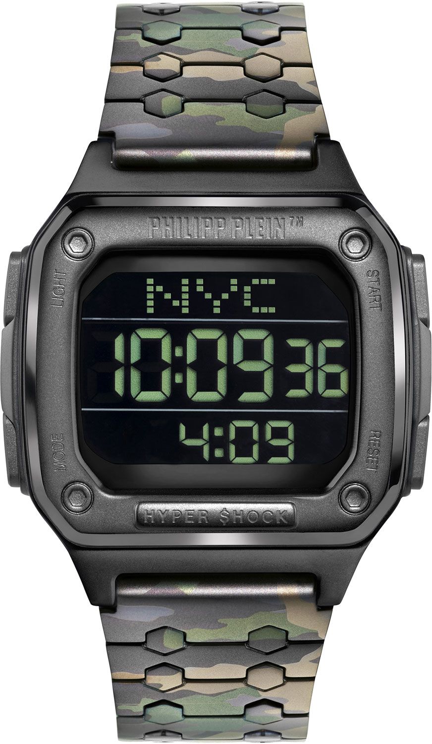 Philipp Plein PWHAA0921 watch for man with a grey dial and stainless steel strap.