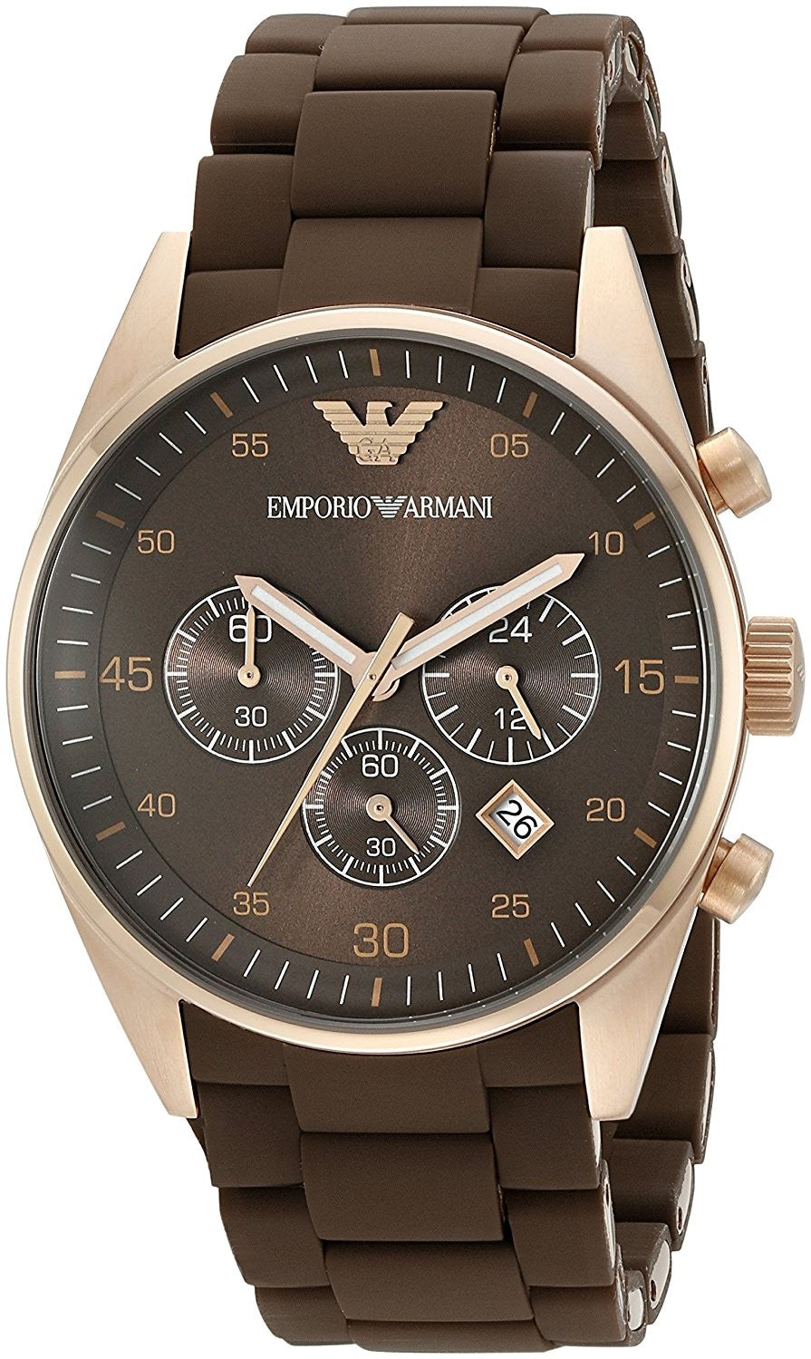 Armani AR5890 Men Watch 43mm 5ATM