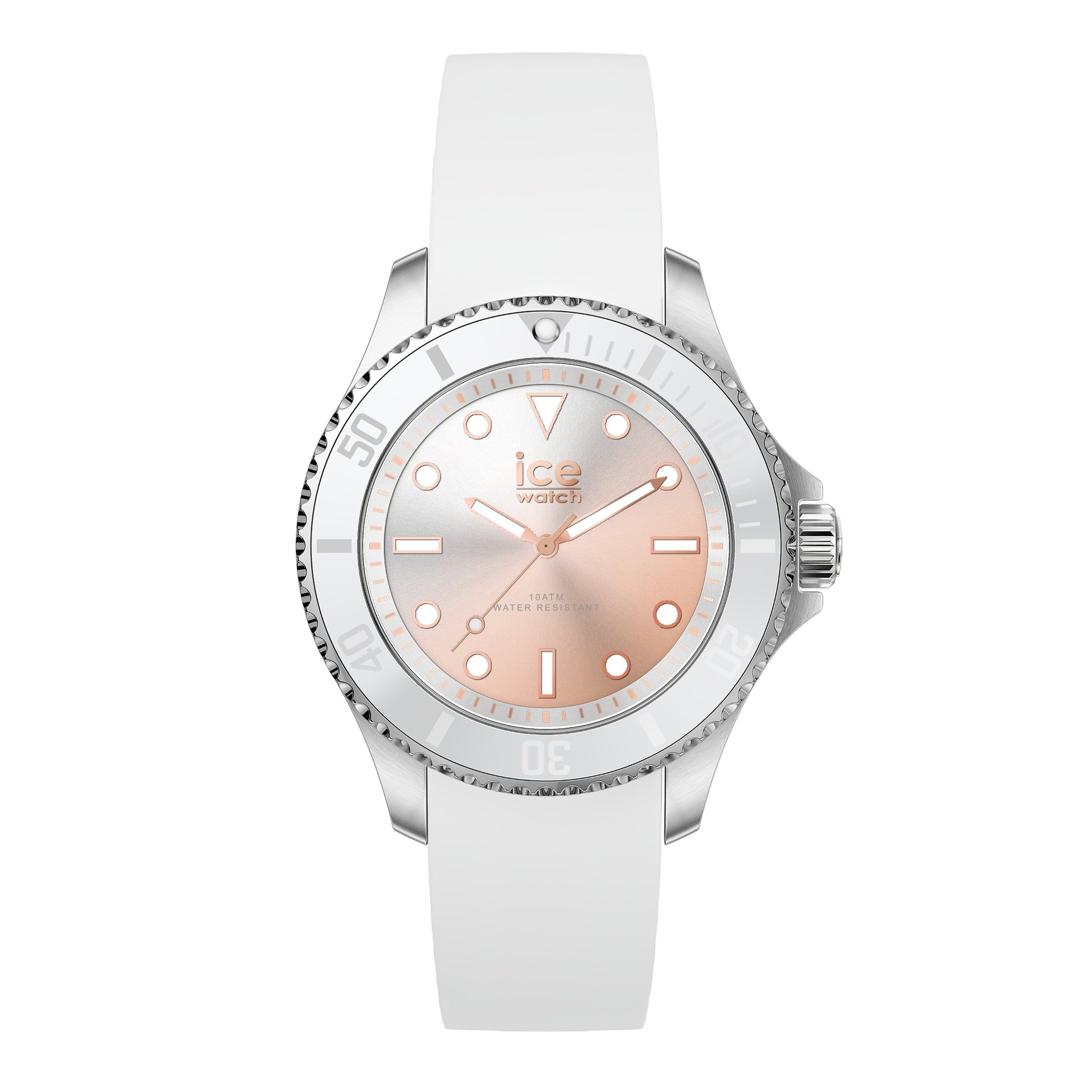 Ice 20369 watch for women with a multicolored dial and silicone strap.