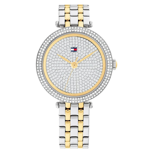 Tommy Hilfiger 1782760 watch for women with a silver dial and stainless steel strap.