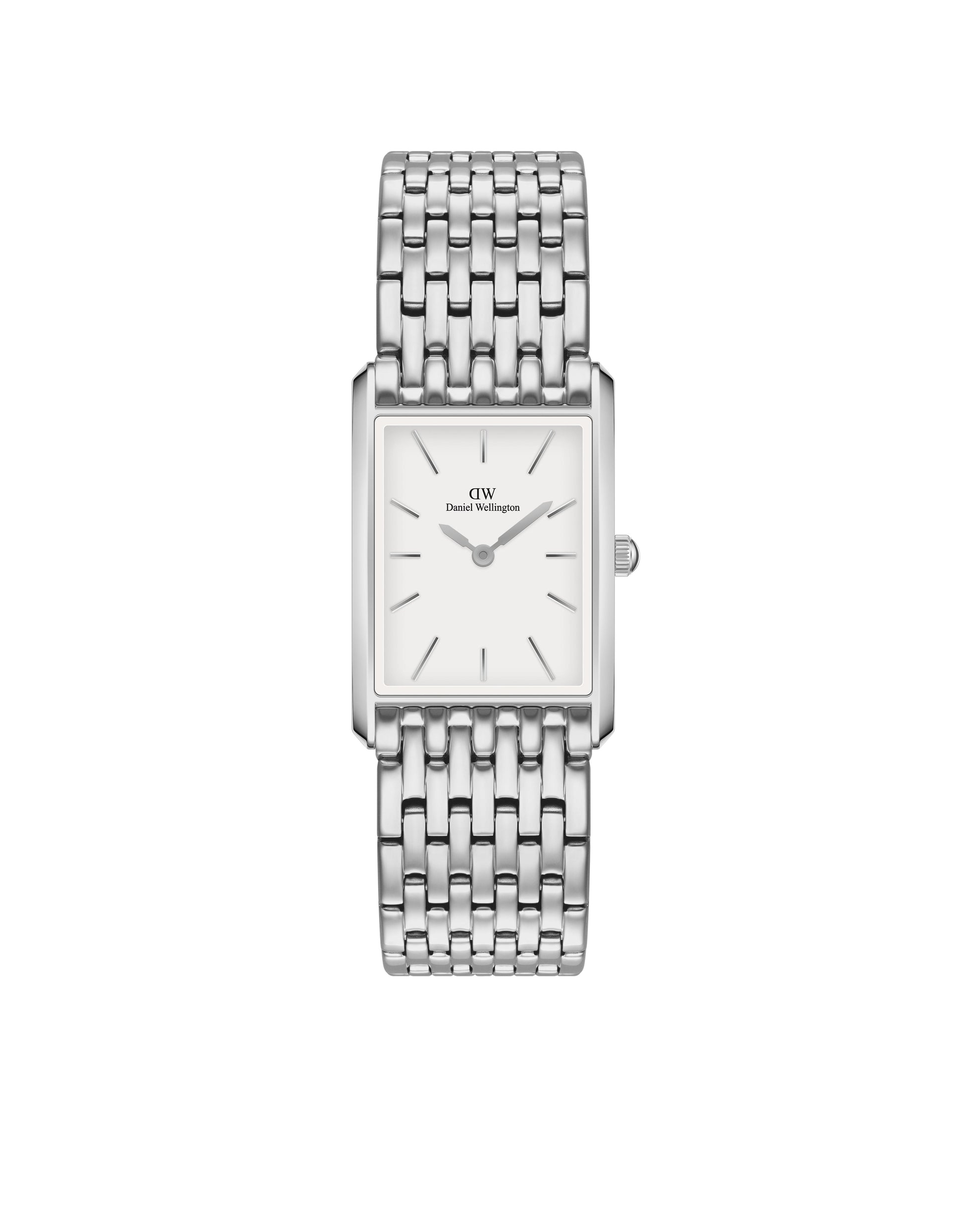 Daniel Wellington DW00100706 watch for women with a white dial and stainless steel strap.