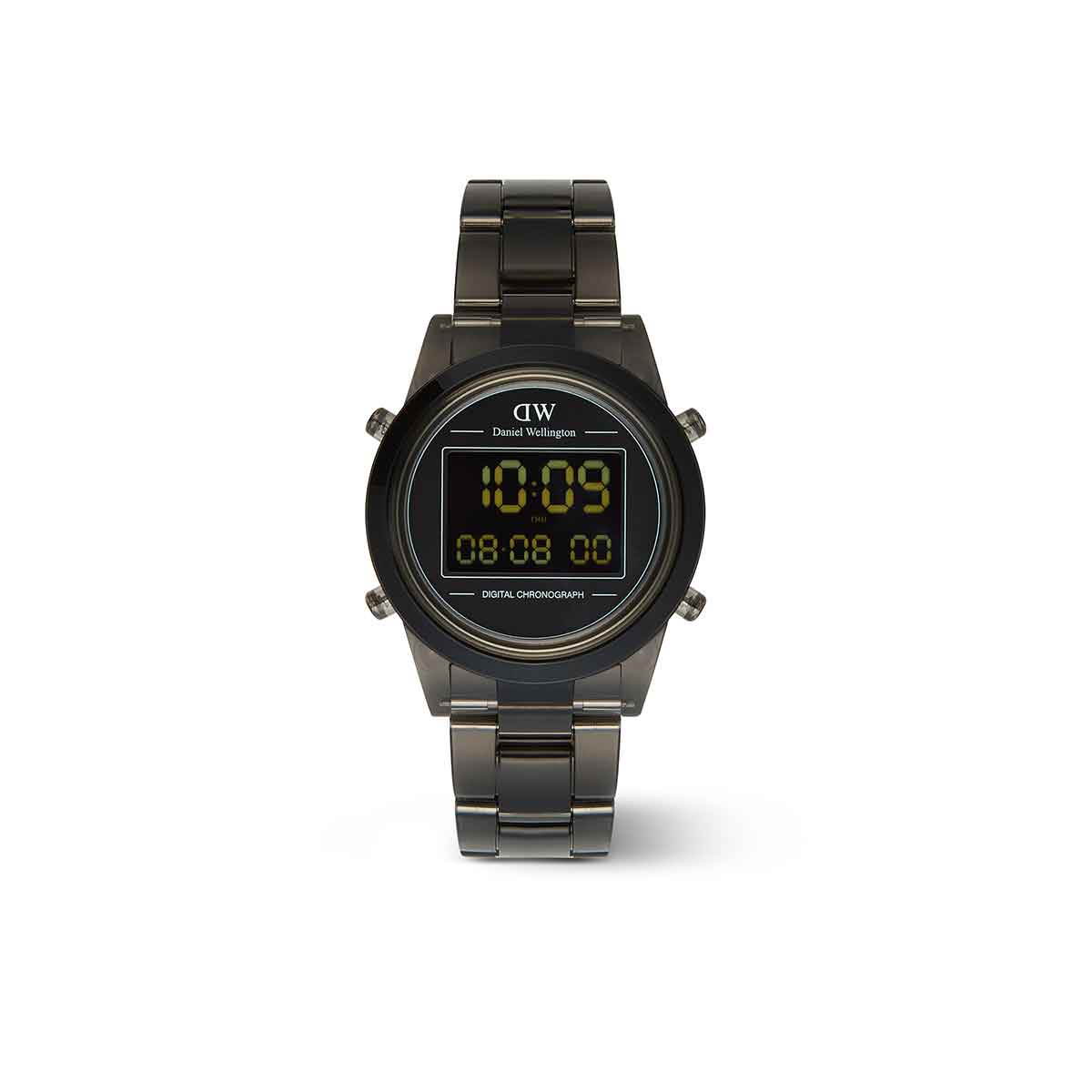 Daniel Wellington DW00100759 watch for unisex with a black dial and resin strap.