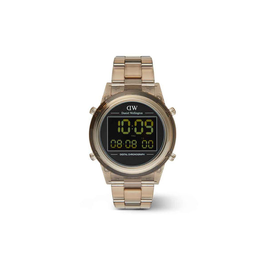 Daniel Wellington DW00100767 watch for unisex with a black dial and resin strap.