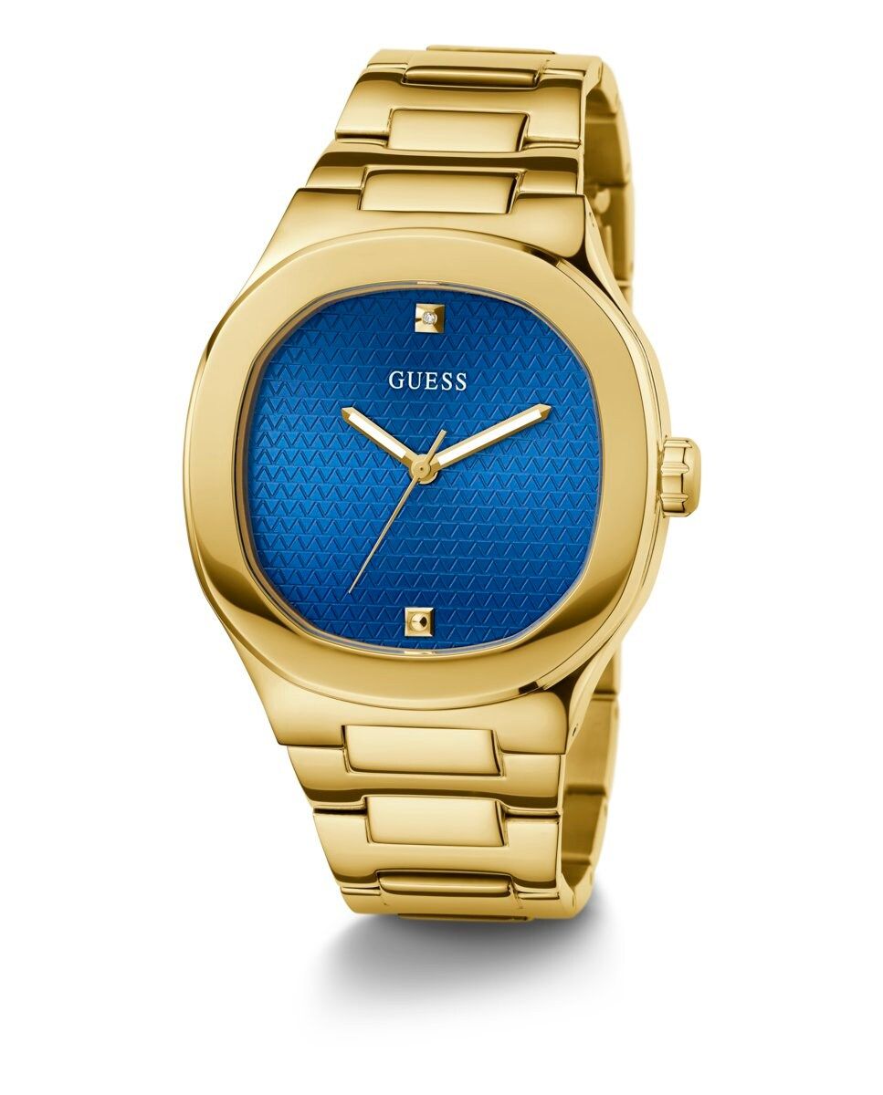 Guess GW0662G2 watch for man with a blue dial and stainless steel strap.