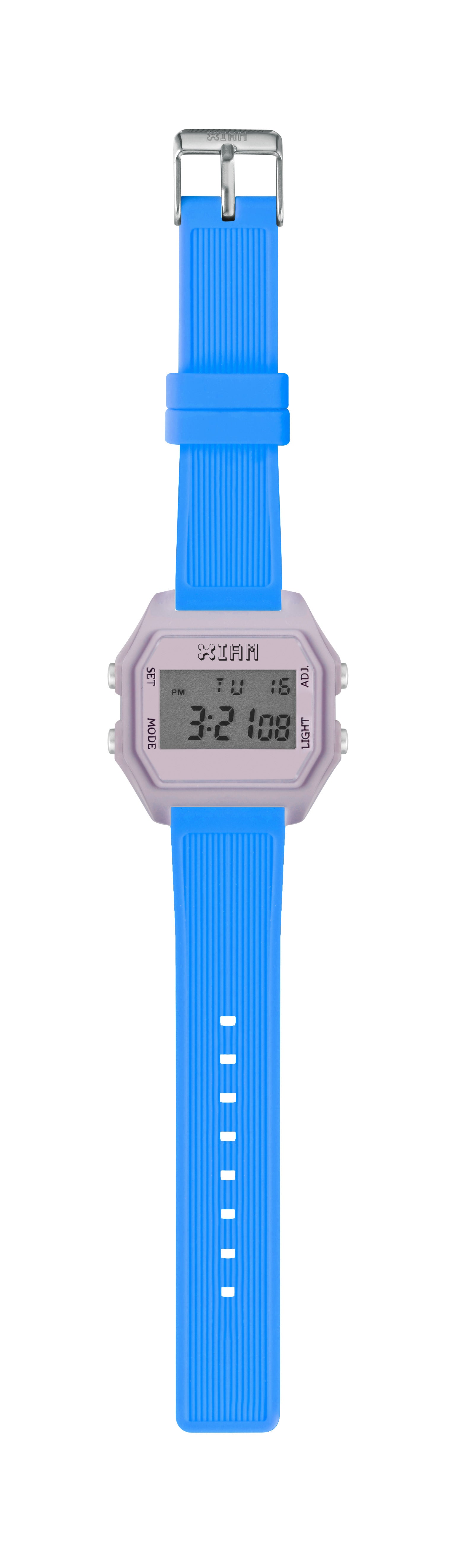 Iam IAM-KIT545 watch for woman with a white dial and silicone strap.
