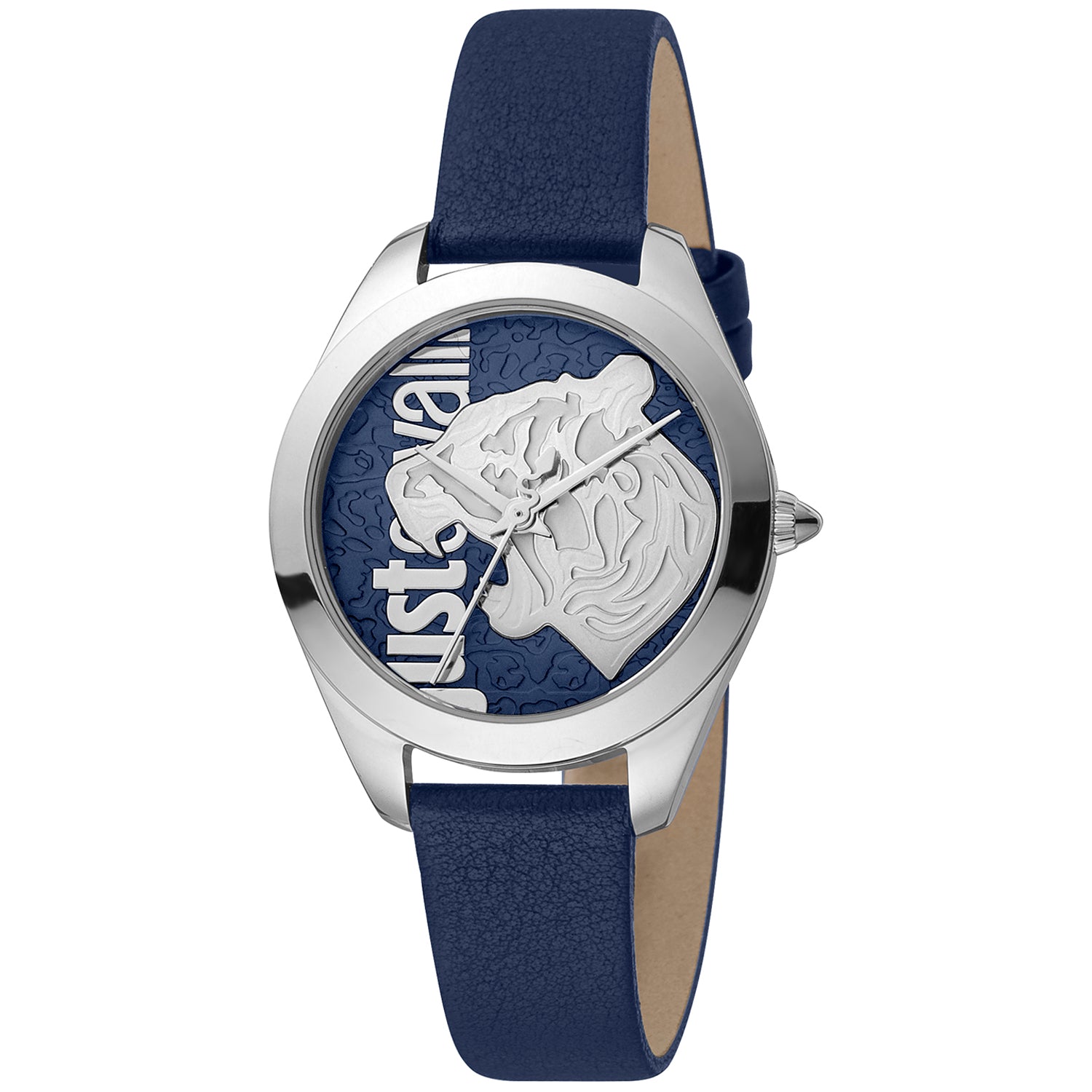 Just Cavalli JC1L210L0115 watch for women with a multicolored dial and leather strap.
