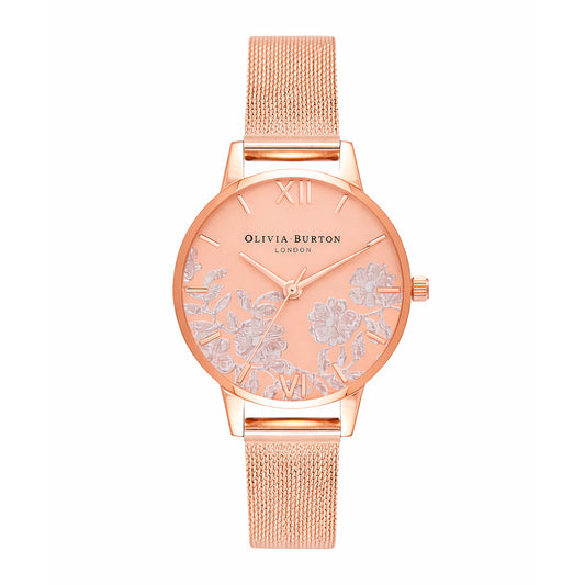 Olivia Burton OB16MV77 watch for women with a multicolored dial and stainless steel strap.