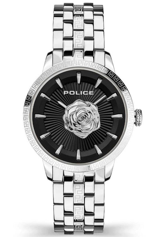 Police PEWLG2107901 watch for women with a grey dial and stainless steel strap.