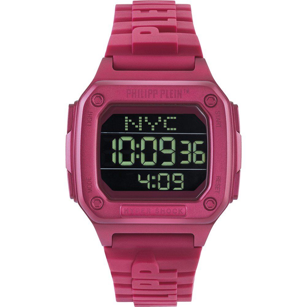 Philipp Plein PWHAA0121 watch for unisex with a grey dial and silicone strap.