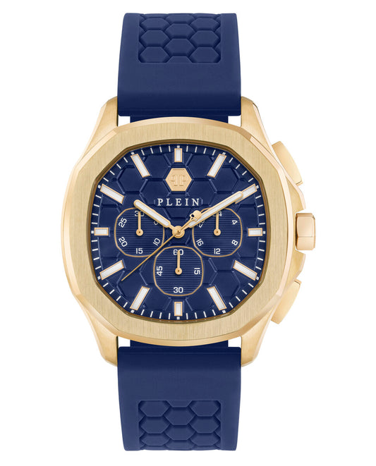 Philipp Plein PWSAA0323 watch for man with a blue dial and silicone strap.