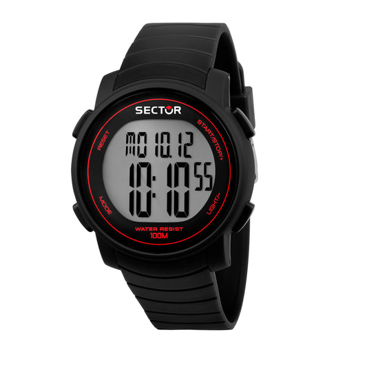 Sector R3251543001 watch for man with a  dial and pu strap.