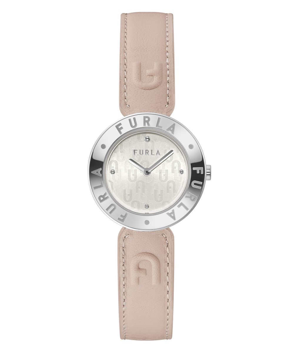 Furla WW00004004L1 watch for women with a grey dial and leather strap.