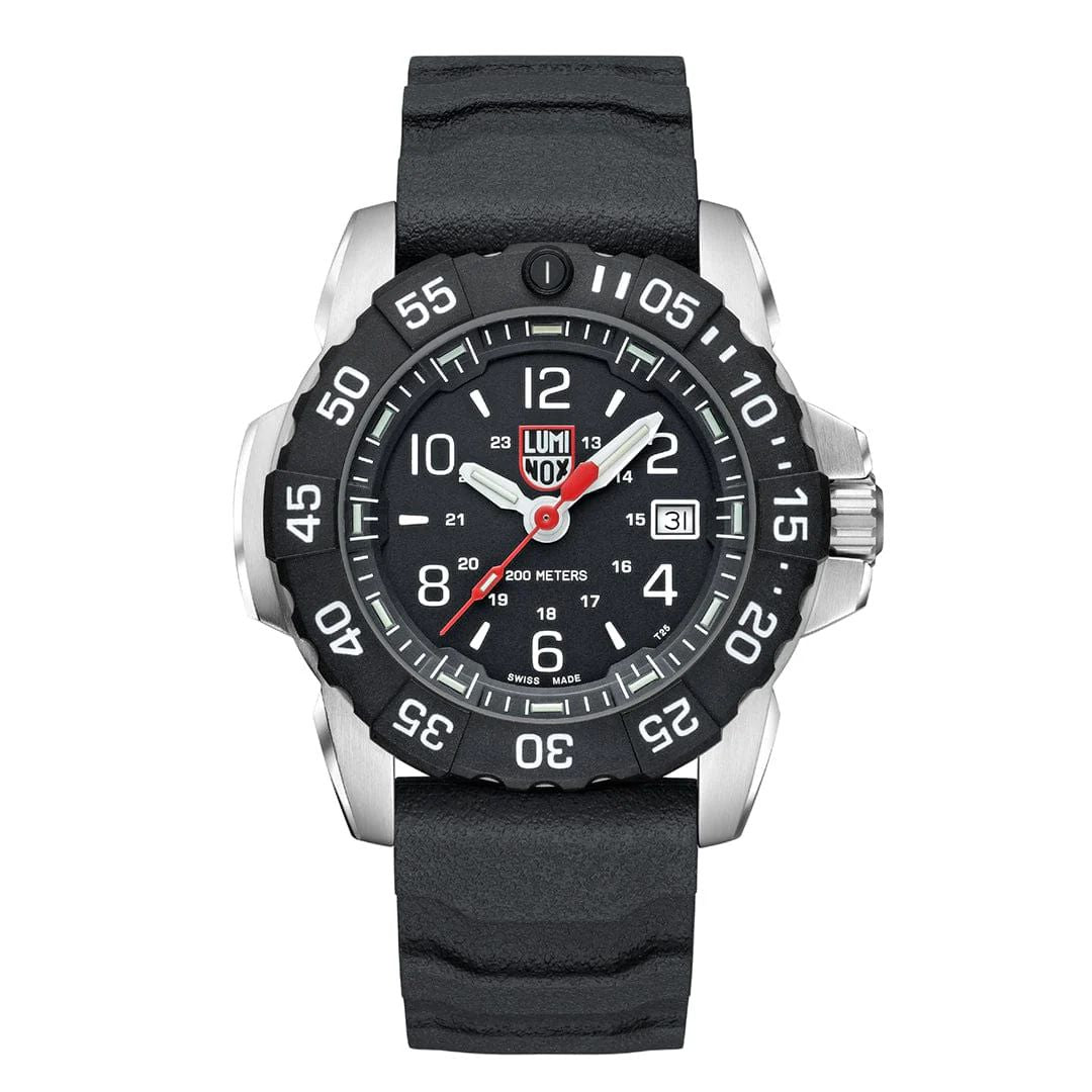 Luminox XS.3251.CB watch for man with a black dial and rubber strap.