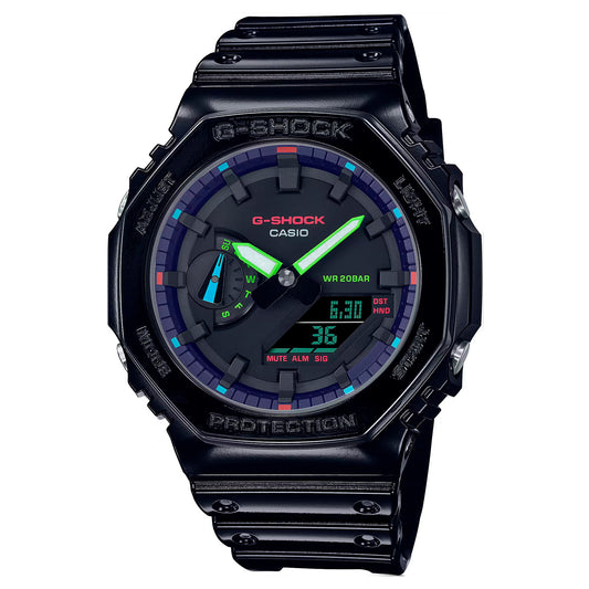 Casio GA-2100RGB-1 Men Watch 48mm 20ATM